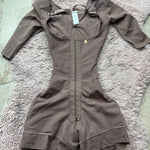 FAJA SHORT ULTRACINTURA INVISIBLE COMPLETA CON MANGAS